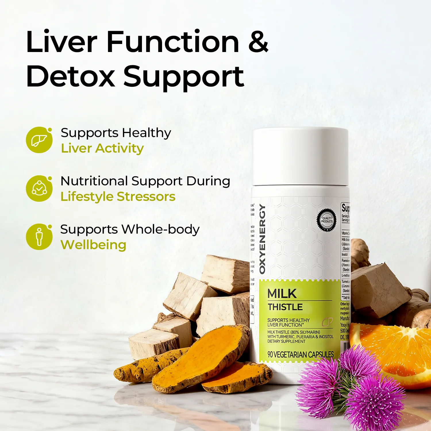 Milk Thistle 300mg Extract - Liver Detox & Repair Support - Image 3
