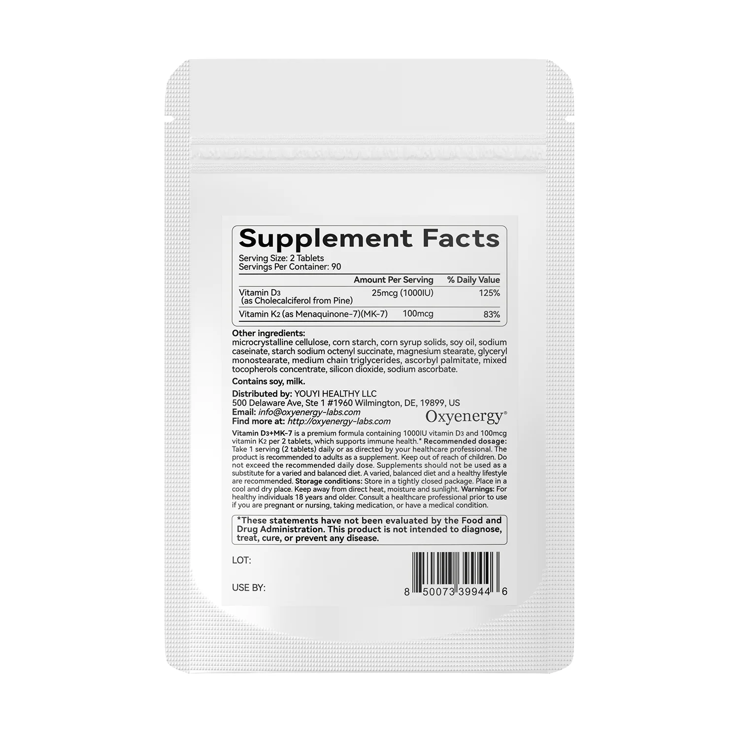 Vitamin D3+MK-7 - Image 4
